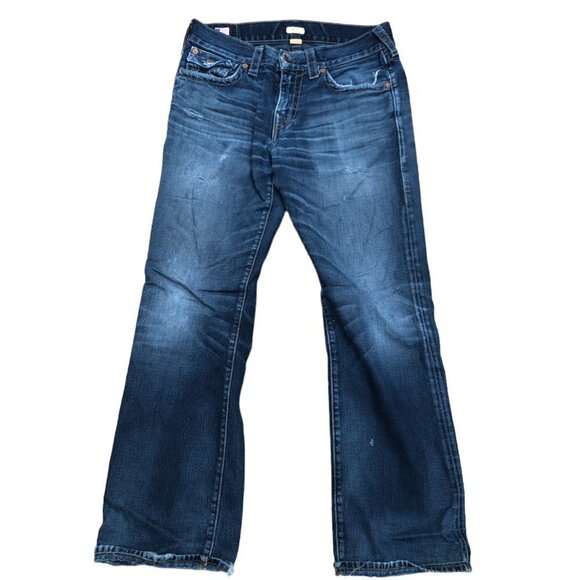 True Religion Jeans Size 31 BILLY Blue - Picture 4 of 5